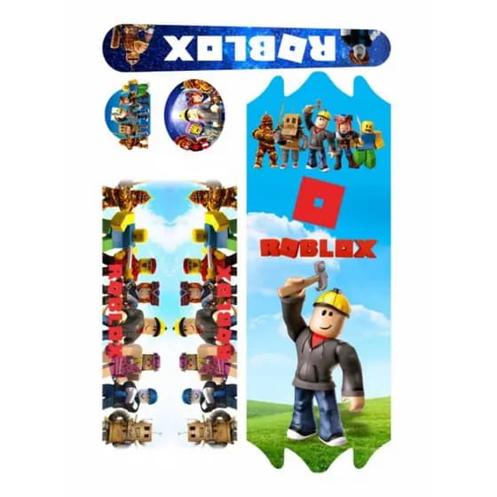 Adesivo Para Bicicleta Infantil Roblox Star Aro 12/14/16/20