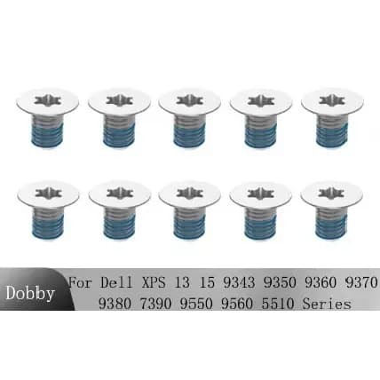 25 parafusos para capa inferior de laptop, para dell xps 13 15 9343 9350 9360 9370 9380 7390 9550 9560 5510