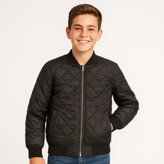 Jaqueta Puffer Dupla Face Infantil Juvenil Bobojaco Premium
