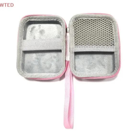 (WTED) Nylon + EVA Hard Digital Camera Case Pequeno Suporte De Armazenamento De Câmeras De Viagem Para Acessórios Cartão