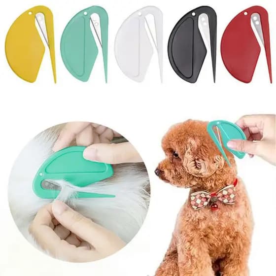 Pet Nó Pente Cão Eficazmente Indolor Aberto Filhote De Cachorro Cabelo Derramamento Aliciamento Trimmer Acessórios Do Ga