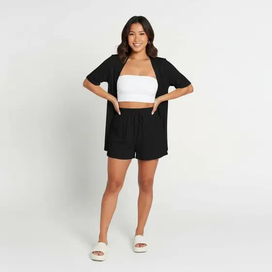 Short Feminino Varias Cores Confortável Lançamento Verão 2026