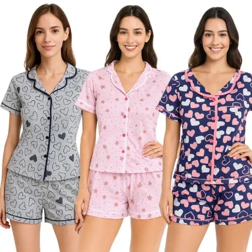 Promoção Pijama Americano Feminino Adulto Blogueira