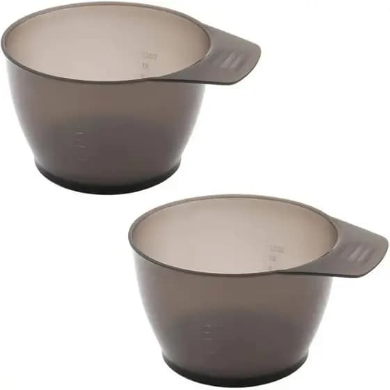 Kit 3 Tigela Graduada Pote Tintura Cumbuca Coloração Recipiente Copo Medidor Pintar Cabelo