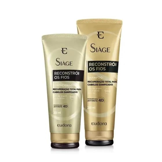 RECONSTRÓI SHAMPOO E CONDICIONADOR EUDORA SIÀGE