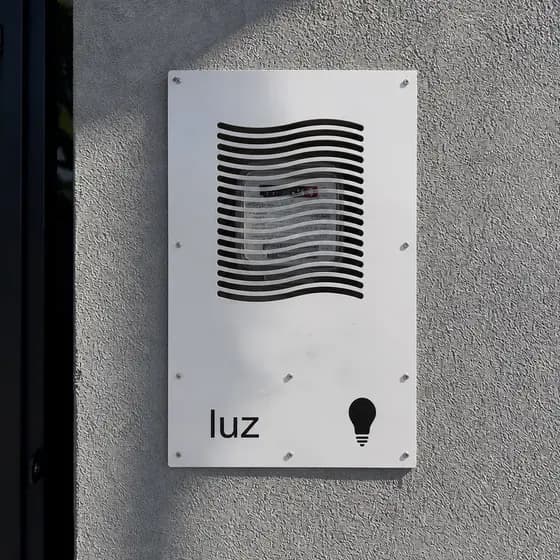 Tampa Protetora Para Relógio de Luz Com ou sem Número Caixa de Energia em Aço Galvanizado