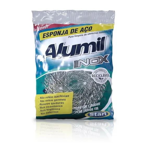 Esponja de Aço Inox Alumil 10G