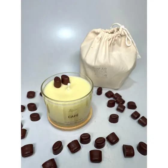 Vela Aromática Vegetal Perfumada Café 120g