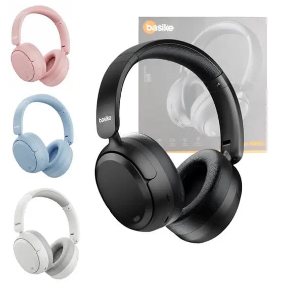 Basike Fone Sem Fio Bluetooth ANC Headphone Bluetooth 4.3HiFi