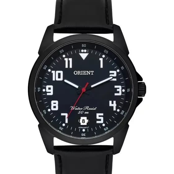 Relógio Orient Pulseira Couro Preto Masculino Mpsc1009 P2px