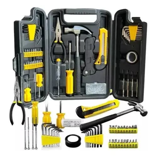Kit Jogo De Ferramentas 200 Peças Com Soquetes E Chaves
