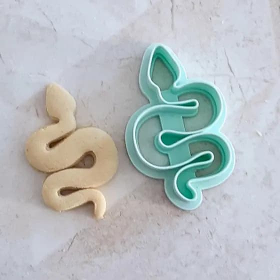 Cortador para Polymer Clay Serpente/Cobra Estilizada