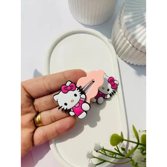 presinhas de cabelo tik tak, presilha infantil, hello kitty, minnie