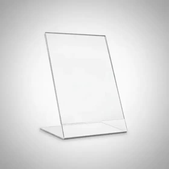 Display Acrilico 10x15 Mesa Formato L Porta Retrato Preço Chave Pix