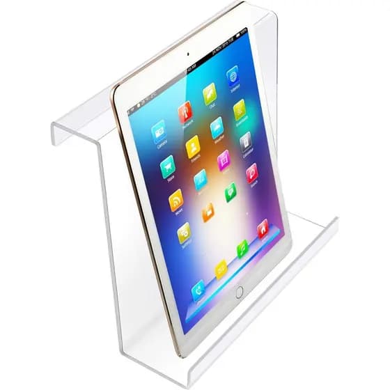 Apoio De Acrílico Premium Para Livro Bíblia Tablet iPad E Smartphone