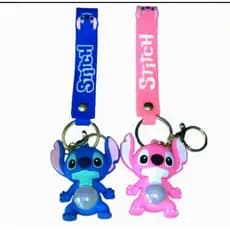 Chaveiro Stitch Fofo kit 6,12 unidades com LED na Barriga