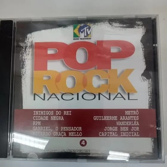 CD INIMIGOS DO REI E OUTROS POP ROCK NACIONAL - MTV MUSIC - CD NUMERO 4
