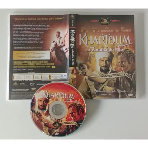 DVD KHARTOUM - A BATALHA DO NILO direção