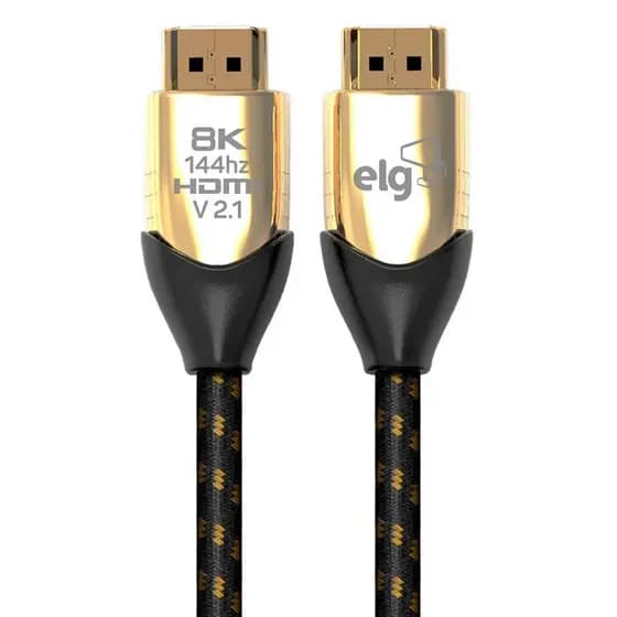 Cabo HDMI 2.1V 8K Ultra HD - 2 metros - ELG HS8K20