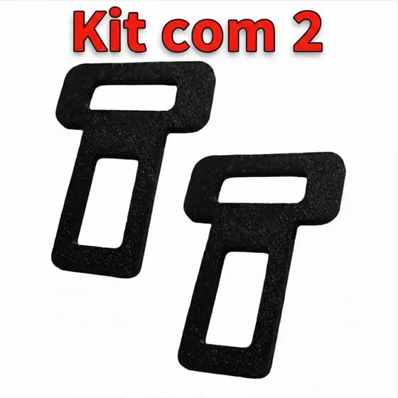 Suporte Universal Fivela Cinto Segurança Anti Alarme para Carro - Elimina Alerta Sonoro