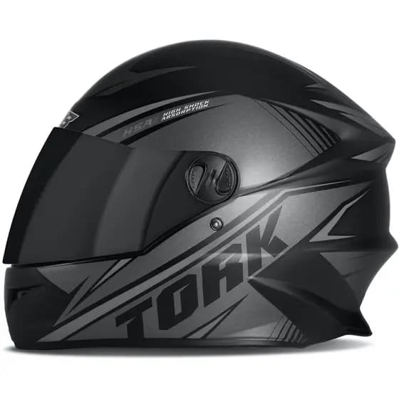 Capacete Moto Fechado Pro Tork R8 Fechado Grafite Viseira Fumê