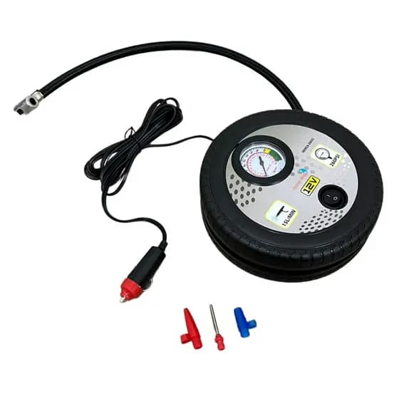 Mini Compressor Ar Automotivo Portátil 260psi 12v P/ Pneu Carro Moto Bicicleta Colchão Bola