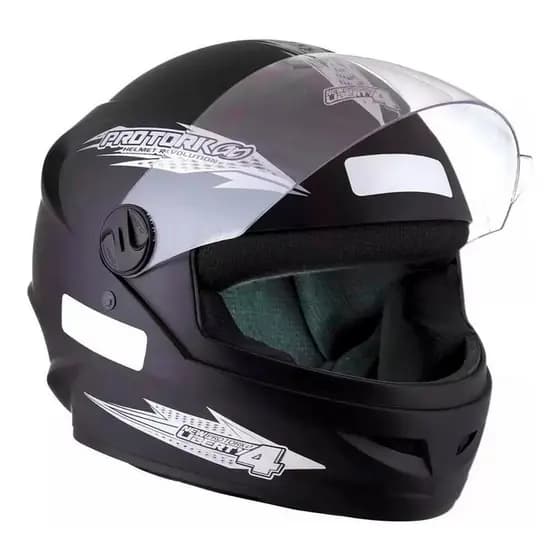 Capacete Moto New Liberty Four Cor Preto Fosco Inmetro Tamanho 58 - Pro Tork