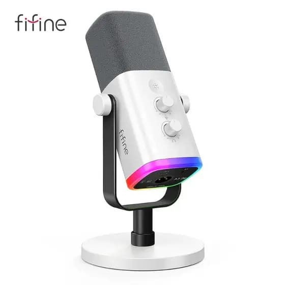 Microfone Profissional Para Jogos Microfone para PC Notebook Microfone Fifine Microfone karaoke