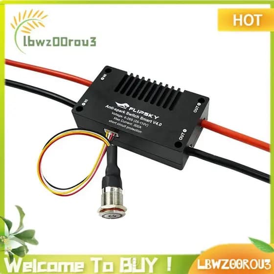 Interruptor Anti-Faísca Para Skate Elétrico Pranchas De Surf Elétricas RC Carro Go-Kart Robô V4.0 Inteligente 300A 6S-26