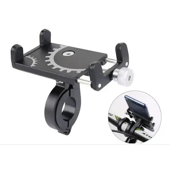 Suporte de celular para bicicleta, liga de alumínio, suporte fixo para celular, suporte de navegação para motocicleta MT