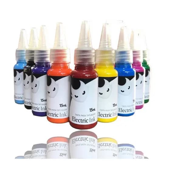 Tinta 15ml Para Tatuagem Electric Ink Tattoo Promoção em Oferta