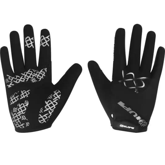 Luva Ciclismo HUPI Dedo Longo All Black