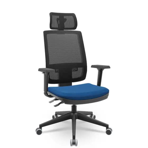Cadeira Brizza Tela 3D BackPlax Piramidal Com Apoio NR17 Plaxmetal Ergonomica Diversas Cores