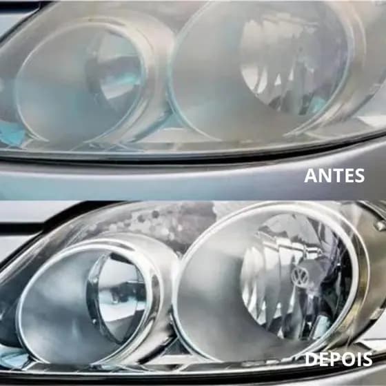 Revitalizador Automotivo Orbi -Restaura Farois Amarelados e Foscos Renovador (50ml + Estopa)