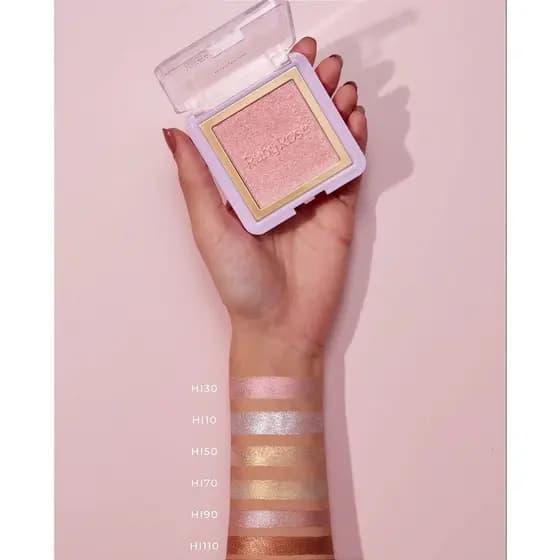 Iluminador Compacto Ruby Rose Efeito molhado, Alta Pigmentação e Longa Duração