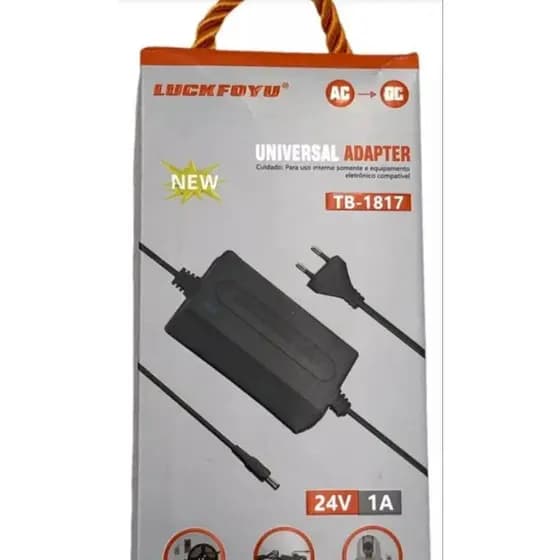 Fonte 24v 1a Bivolt luckfoyu P8 Nova