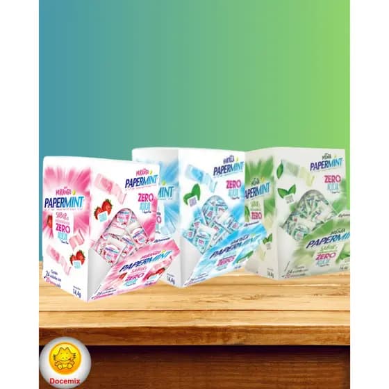 Papermint Lâminas Refrescante Zero Açucar