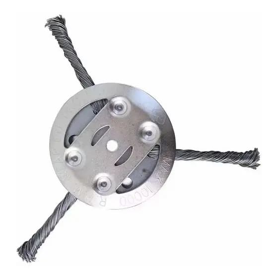 Disco Escova De Aço Para Roçadeira A Bateria 24v 30v 36v Nakasaki e Outras Marcas
