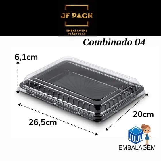 10UN Embalagem Plástica Combinado 04
