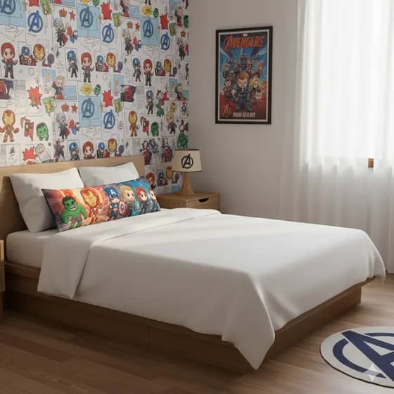 Travesseiro de Corpo Para Quarto de Menino - XUXÃO Conforto 130x40cm