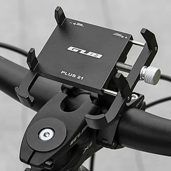 GUB PLUS 21 Suporte De Telefone De Motocicleta Celular De Liga De Alumínio Rotativo Ajustável Antiderrapante Peças De