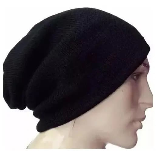 Touca Gorro Lisa Masculina Lã Estilo Beanie