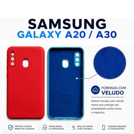 capinha samsung a20 e capinha samsung a30 capinha silicone