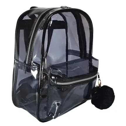 Mochila Transparente Grande Neon