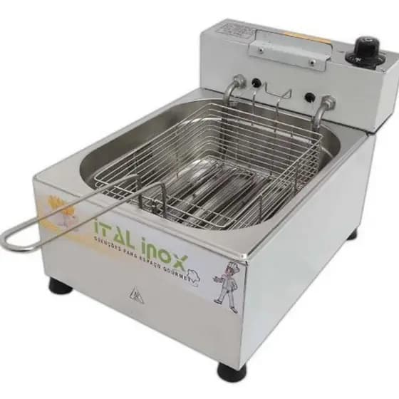 Fritadeira Elétrica 1 Cuba 5 Litros Óleo Feoi-5 127v - Ital Inox
