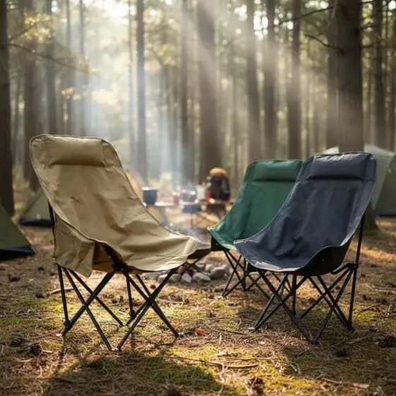Cadeira Dobrável Camping Praia Pesca Portátil Confortável