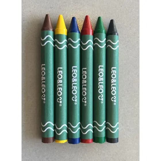 Giz de cera Big 6 cores resistente