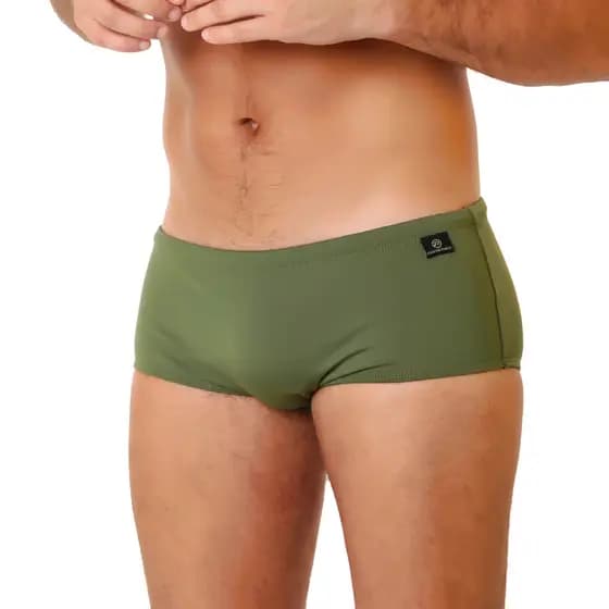 Sunga Boxer Fashion Power Masculina Cordão Ajustável Praia Uv50+ Lisa
