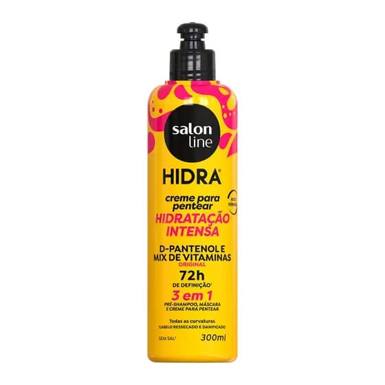 Creme Para Pentear 3 em 1 Hidra D-Pantenol 300ml