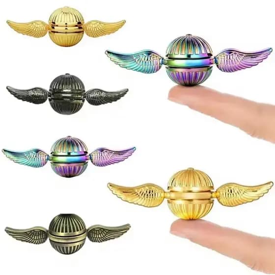 Spinner Fidget Anti Estresse Ansiedade Giratório Harry Potter Pomo Ouro Escola Hogwarts Bruxos HP